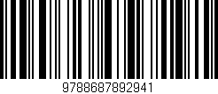 Código de barras (EAN, GTIN, SKU, ISBN): '9788687892941'