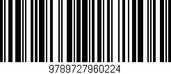 Código de barras (EAN, GTIN, SKU, ISBN): '9789727960224'