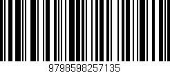 Código de barras (EAN, GTIN, SKU, ISBN): '9798598257135'