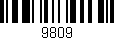 Código de barras (EAN, GTIN, SKU, ISBN): '9809'