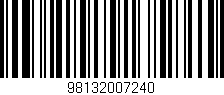 Código de barras (EAN, GTIN, SKU, ISBN): '98132007240'