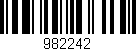 Código de barras (EAN, GTIN, SKU, ISBN): '982242'