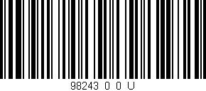 Código de barras (EAN, GTIN, SKU, ISBN): '98243_0_0_U'