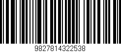 Código de barras (EAN, GTIN, SKU, ISBN): '9827814322538'