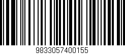 Código de barras (EAN, GTIN, SKU, ISBN): '9833057400155'