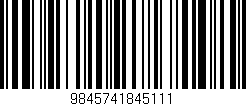 Código de barras (EAN, GTIN, SKU, ISBN): '9845741845111'