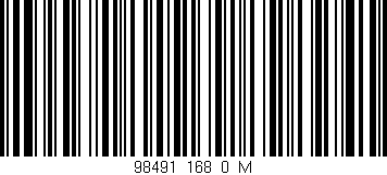 Código de barras (EAN, GTIN, SKU, ISBN): '98491_168_0_M'