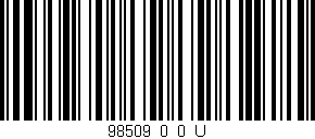 Código de barras (EAN, GTIN, SKU, ISBN): '98509_0_0_U'