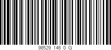 Código de barras (EAN, GTIN, SKU, ISBN): '98529_146_0_G'