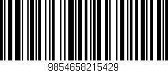 Código de barras (EAN, GTIN, SKU, ISBN): '9854658215429'