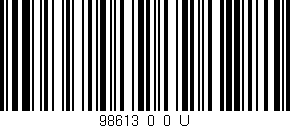 Código de barras (EAN, GTIN, SKU, ISBN): '98613_0_0_U'