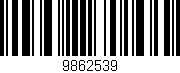 Código de barras (EAN, GTIN, SKU, ISBN): '9862539'