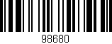 Código de barras (EAN, GTIN, SKU, ISBN): '98680'