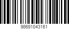 Código de barras (EAN, GTIN, SKU, ISBN): '98691043161'