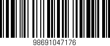 Código de barras (EAN, GTIN, SKU, ISBN): '98691047176'
