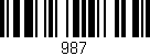Código de barras (EAN, GTIN, SKU, ISBN): '987'