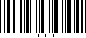 Código de barras (EAN, GTIN, SKU, ISBN): '98708_0_0_U'