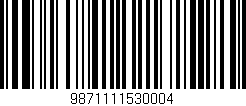 Código de barras (EAN, GTIN, SKU, ISBN): '9871111530004'