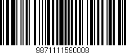 Código de barras (EAN, GTIN, SKU, ISBN): '9871111590008'