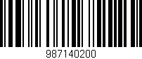 Código de barras (EAN, GTIN, SKU, ISBN): '987140200'