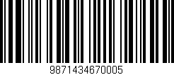 Código de barras (EAN, GTIN, SKU, ISBN): '9871434670005'