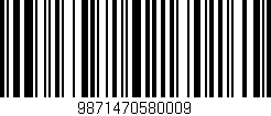 Código de barras (EAN, GTIN, SKU, ISBN): '9871470580009'