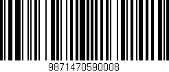 Código de barras (EAN, GTIN, SKU, ISBN): '9871470590008'