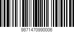 Código de barras (EAN, GTIN, SKU, ISBN): '9871470990006'