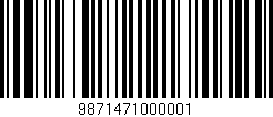 Código de barras (EAN, GTIN, SKU, ISBN): '9871471000001'