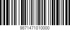 Código de barras (EAN, GTIN, SKU, ISBN): '9871471010000'