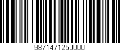 Código de barras (EAN, GTIN, SKU, ISBN): '9871471250000'