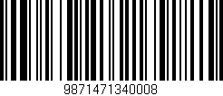 Código de barras (EAN, GTIN, SKU, ISBN): '9871471340008'