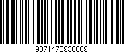 Código de barras (EAN, GTIN, SKU, ISBN): '9871473930009'