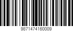 Código de barras (EAN, GTIN, SKU, ISBN): '9871474160009'