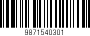 Código de barras (EAN, GTIN, SKU, ISBN): '9871540301'