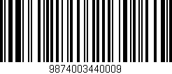 Código de barras (EAN, GTIN, SKU, ISBN): '9874003440009'