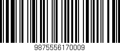 Código de barras (EAN, GTIN, SKU, ISBN): '9875556170009'