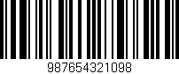 Código de barras (EAN, GTIN, SKU, ISBN): '987654321098'