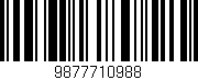 Código de barras (EAN, GTIN, SKU, ISBN): '9877710988'