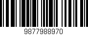 Código de barras (EAN, GTIN, SKU, ISBN): '9877988970'