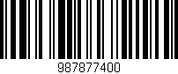 Código de barras (EAN, GTIN, SKU, ISBN): '987877400'