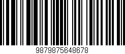 Código de barras (EAN, GTIN, SKU, ISBN): '9879875648678'