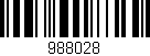 Código de barras (EAN, GTIN, SKU, ISBN): '988028'