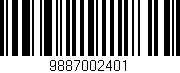 Código de barras (EAN, GTIN, SKU, ISBN): '9887002401'