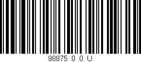 Código de barras (EAN, GTIN, SKU, ISBN): '98875_0_0_U'