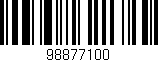 Código de barras (EAN, GTIN, SKU, ISBN): '98877100'