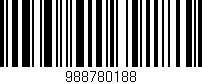 Código de barras (EAN, GTIN, SKU, ISBN): '988780188'