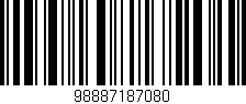 Código de barras (EAN, GTIN, SKU, ISBN): '98887187080'