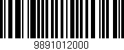 Código de barras (EAN, GTIN, SKU, ISBN): '9891012000'