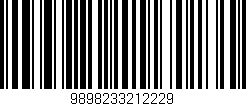 Código de barras (EAN, GTIN, SKU, ISBN): '9898233212229'
